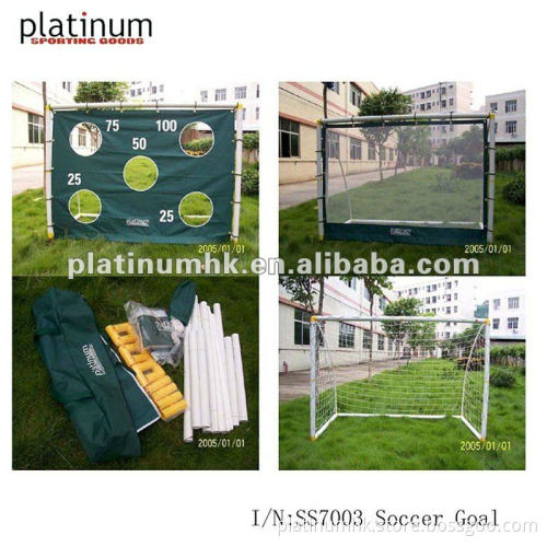 Soccer Goal Set(6'*4'*3' Plastic, Multifunctional)